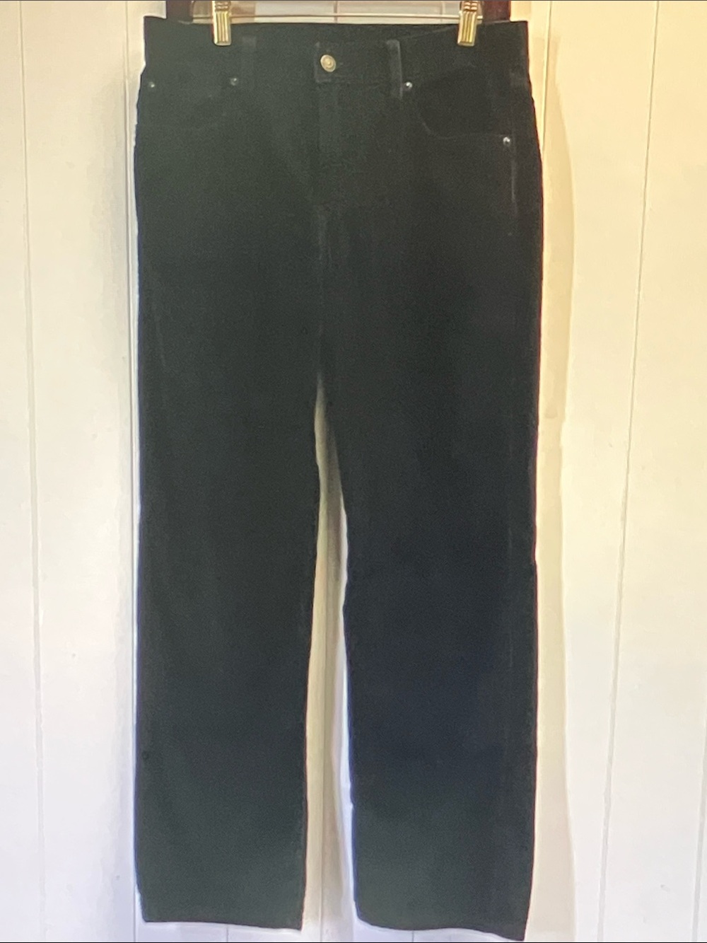 Levi's Black Straight-Leg Corduroy Pants
